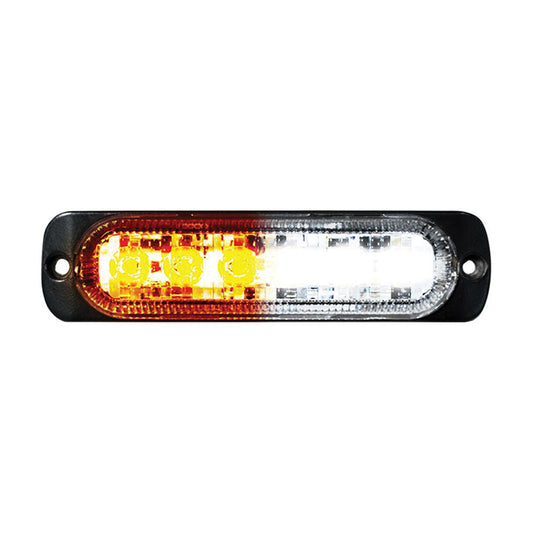 Street Vision SV1005106 Race Sport 6-LED Slim Flush Mount Strobe Light Marker