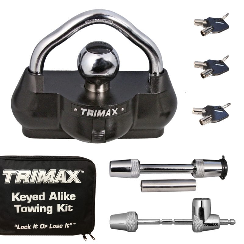 Trimax TCP100 Universal Keyed Alike Towing Kit