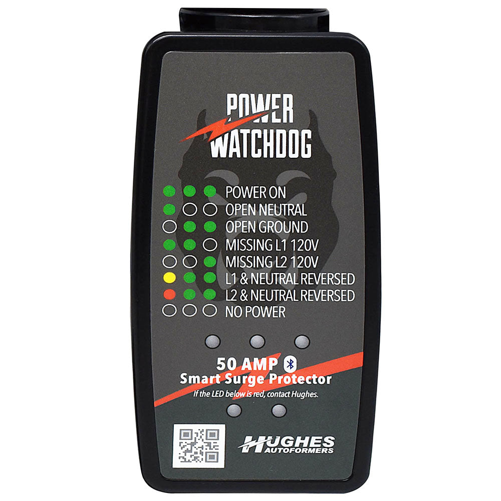 Hughes PWD50 Power Watchdog Bluetooth Portable Surge Protector  50 Amp