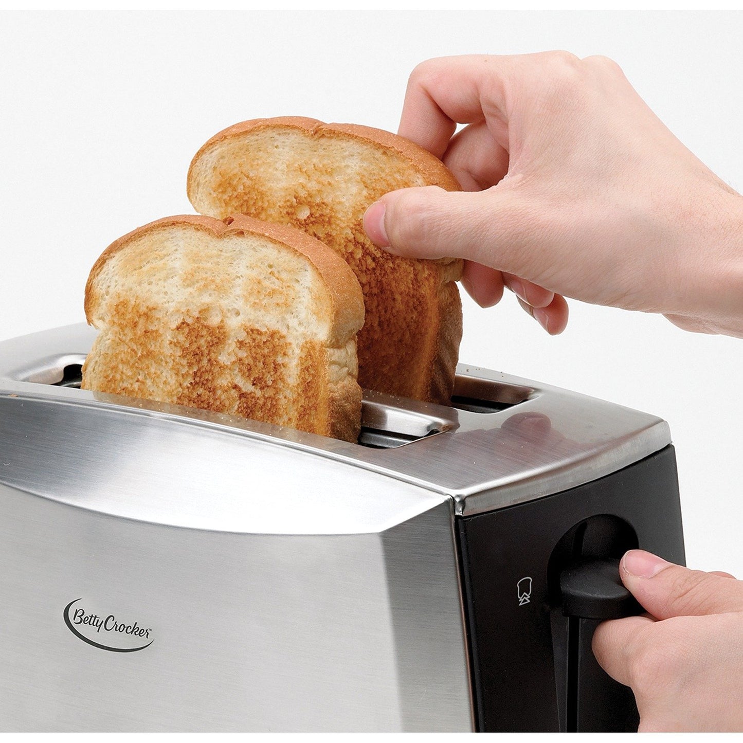 Betty Crocker BC-1618C 2-Slice Toaster (Silver)