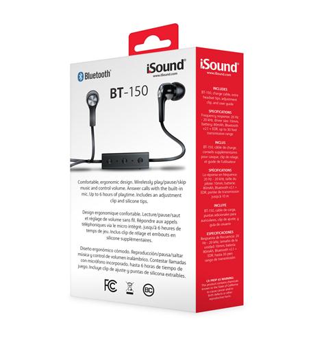 iSound DGHP-5612 Bt-150 Sweat-proof Bluetooth Earbuds