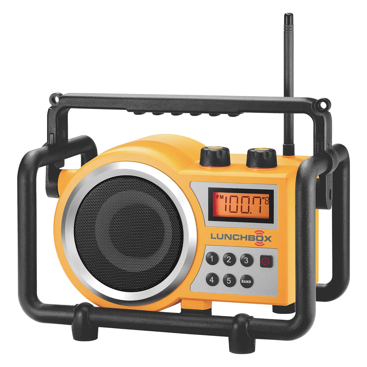 SANGEAN SNGLB100 FM/AM Ultra-Rugged Utility Worksite Digital Radio (Yellow)