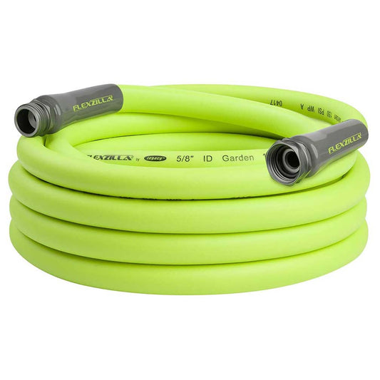 Flexzilla HFZG525YW Garden Hose 5/8In X 25Ft 3/4In   11 1/2 Ght Fittings