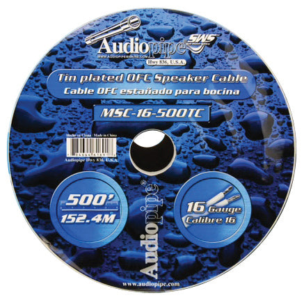 Audiopipe MSC16500TC Marine 16 Gauge 500' Flexible Wire