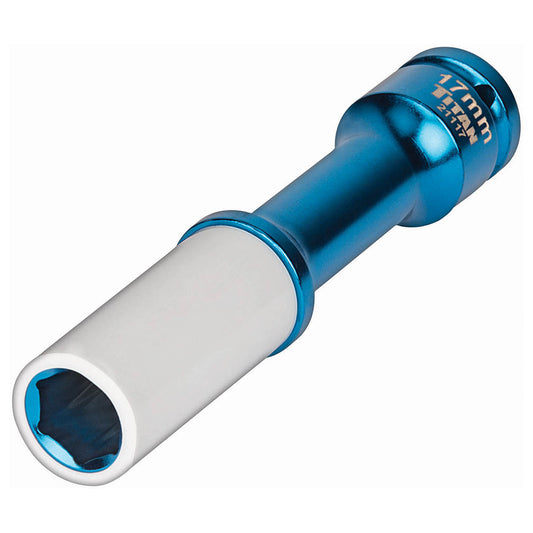 Titan 21117 Tool 1/2 in Drive x 17 mm XL Lug Nut Socket