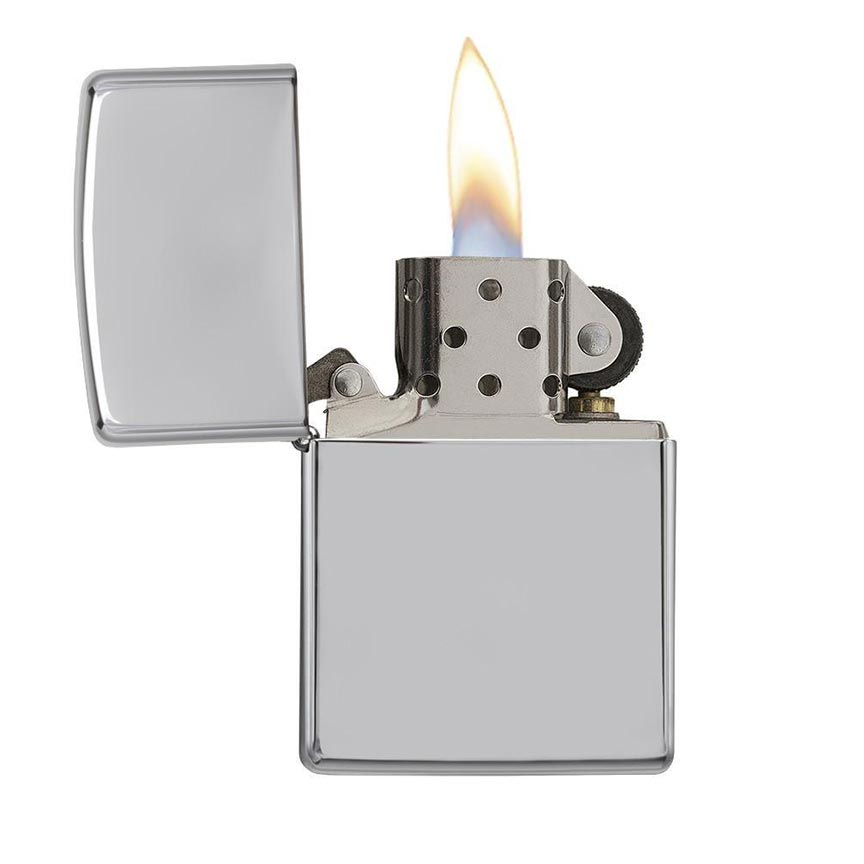 Zippo 250 Windproof Lighter High Polish Chrome