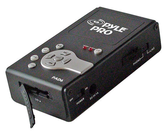 Pyle PAD6 USB Audio Interface & Recorder & SD Card