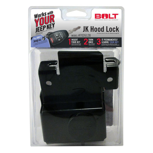 Bolt 7026128 Jeep JK Hood Lock