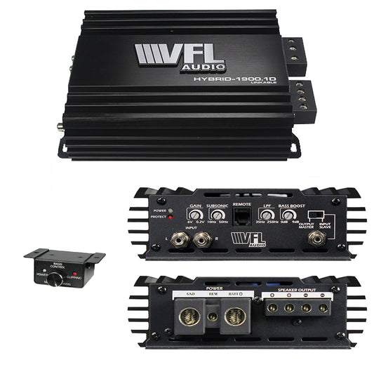 VFL Audio VFLHYBRID19001D Linkable D Class 1900W Hybrid Mono Amplifier