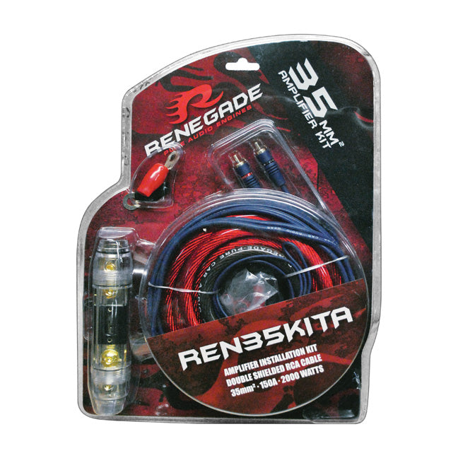 Renegade REN35KITA 1/0 Gauge Amp Wiring Kit