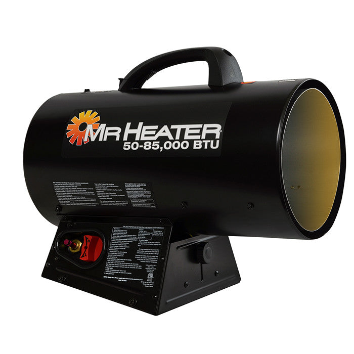 Mr Heater F271380 50K - 85K BTU Forced Air Propane Heater with QBT