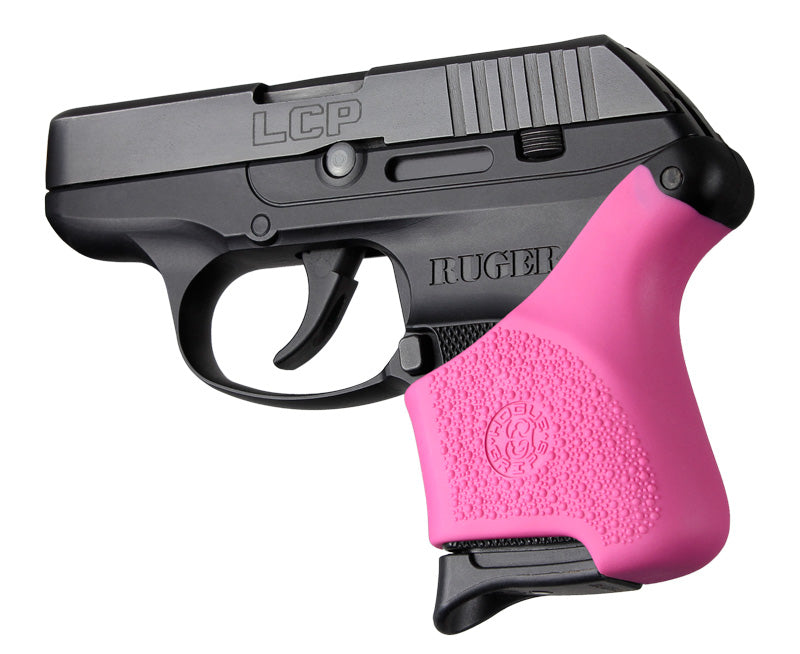 Hogue 18107 Hall Hybrid Ruger Lcp Grip Sleeve Pink