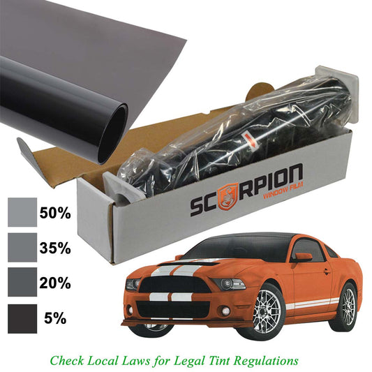 Scorpion DS20B40 Window Tint Desert Series 2 ply 20% 40"x 100' roll 2 ply Extruded Dye