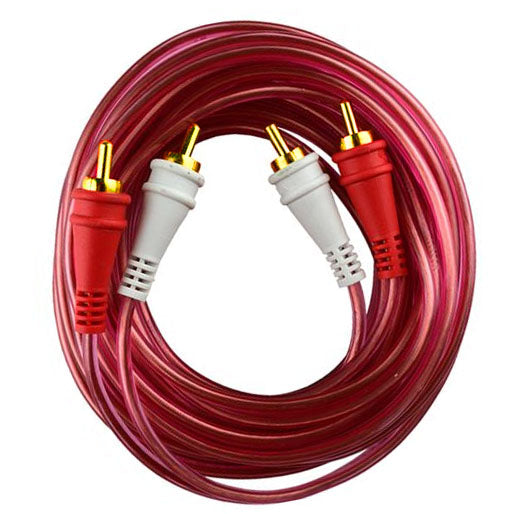 Audiopipe AMPG25 RCA Cable 25' Audiopipe Ofc Clear Installer Series