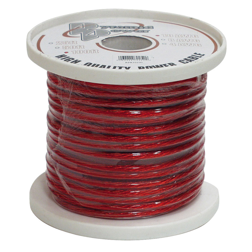 Pyramid RPR825 8 Gauge 25 FT. Red Gold Wire