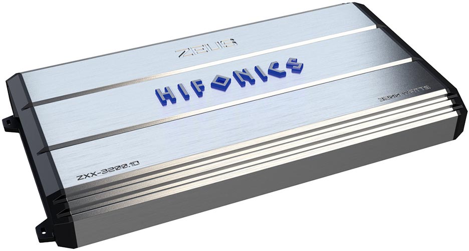 Hifonics ZXX-3200.1D 3200W Peak Zeus Series Class-D Monoblock 1-Ohm Stable Amplifier