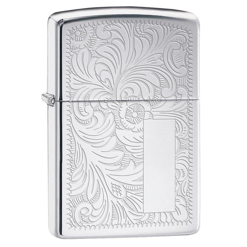 Zippo 352 Windproof Lighter Venetian, High Polish Chrome