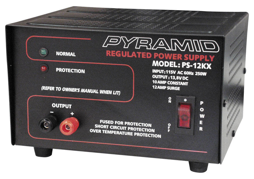Pyramid PS12KX 13.8 VOLT 10 AMP Power Supply