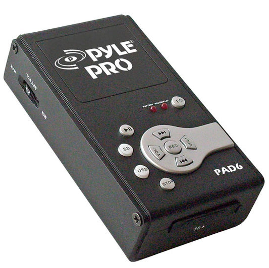 Pyle PAD6 USB Audio Interface & Recorder & SD Card