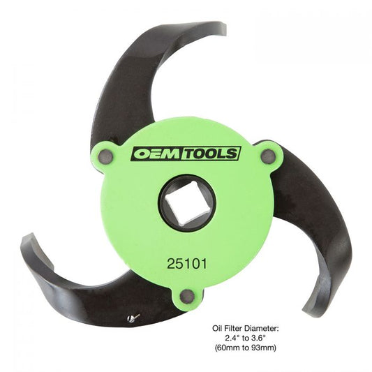 OEMTOOLS 25101 3-Jaw Adjustable Magnetic Oil Filter Wrench