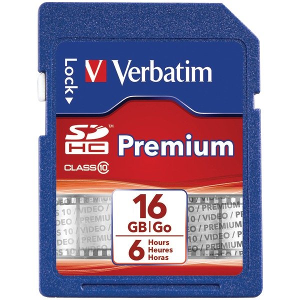 VERBATIM 96808 Class 10 SDHC Card 16Gb