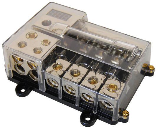 Audiopipe PDCP1414 Fuseblock 4-Agu W/Ground Distribution