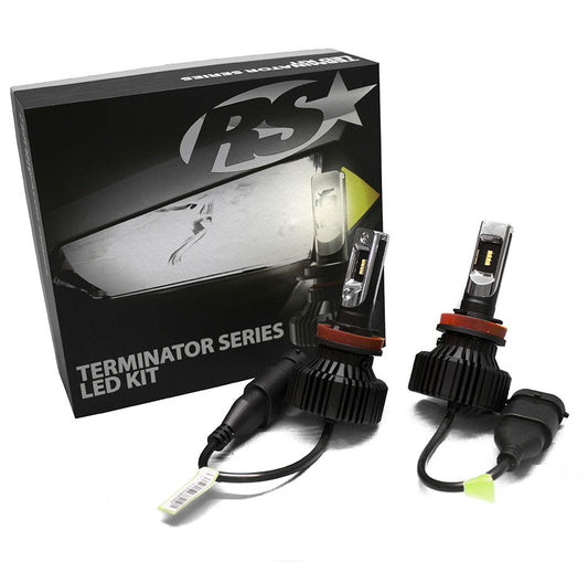 Race H10TLED Sport Terminator Series Fanless LED Headlight Kit  Style H10