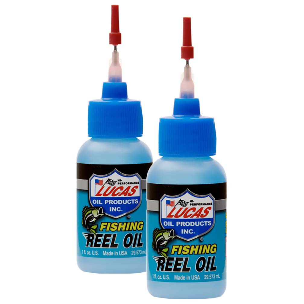 (2 Pack) Lucas Oil 106902PK Fishing Reel Oil 1Oz