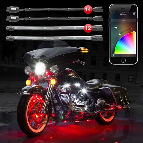 XKGlow KSMOTOPRO Motorcycle Professional LED Accent Light Kit