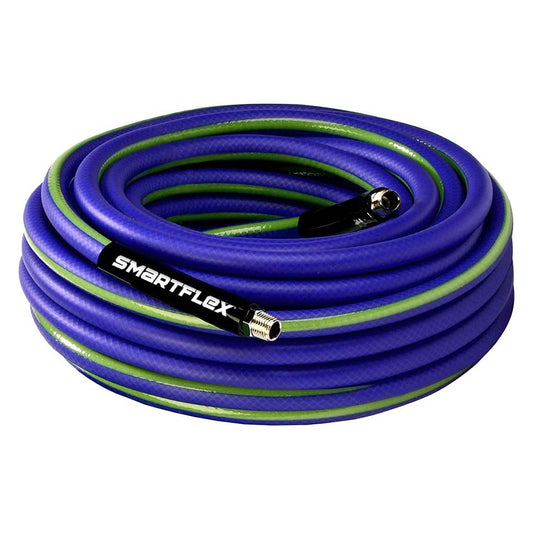 SmartFlex HSF3850BL2 Air Hose 3/8in x 50ft with 1/4in MNPT Fittings