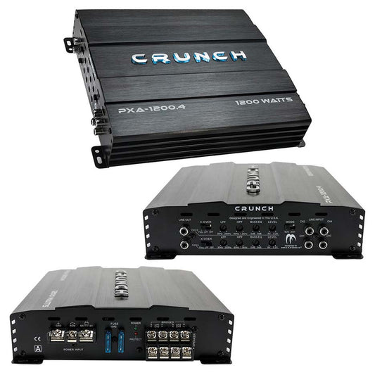 Crunch PXA12004 Amp 1200 Watt 4 Channel Amplifier