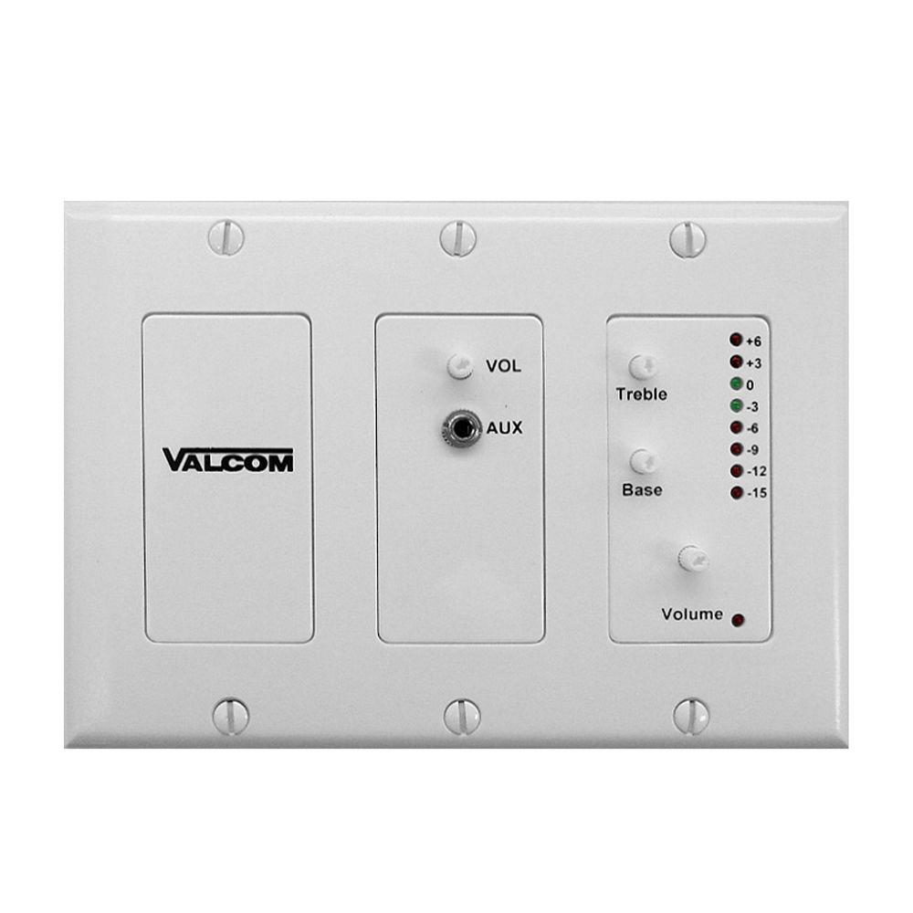 Valcom V-9983-W In-wall Audio Mixer