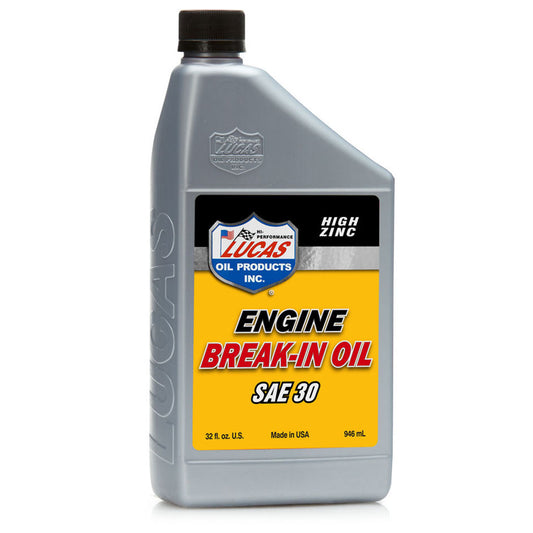 Lucas Oil 10630 Sae 30 Break In Oil 1 Quart