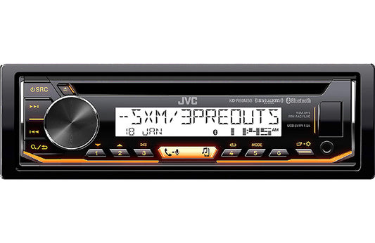 JVC KDR99MBS Marine CD/AM/FM BT SiriusXMVariable color Front Aux Front USB input