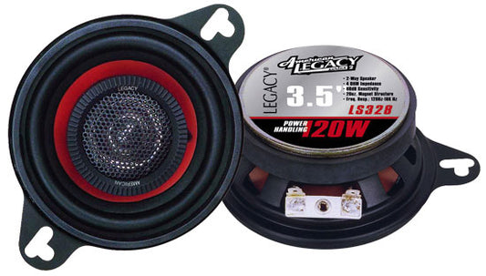Legacy LS328 3.5-Inch 120 Watt TwoWay Speakers