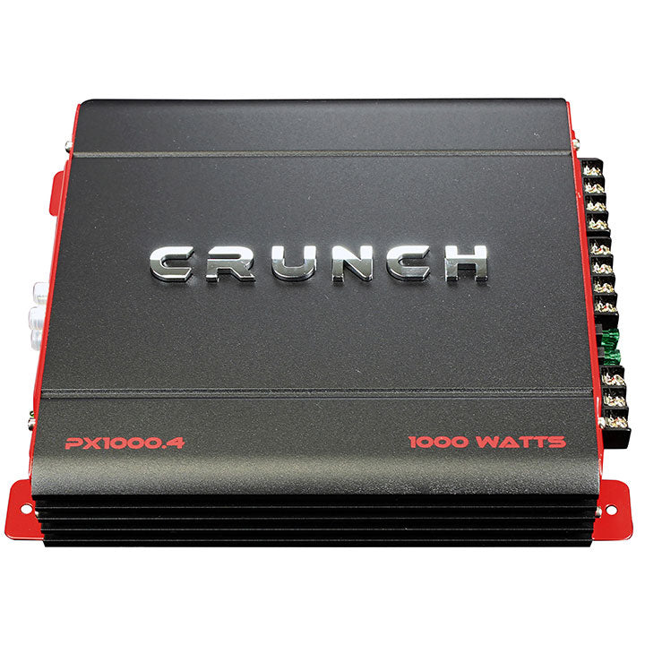 Crunch 1000.4 1000W POWERX Series 4-channel Bridgeable Car Audio Amplifier