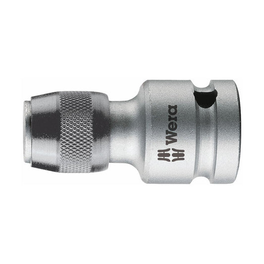 Wera 05042760001 1/2" Drive  Hexagon Bit Adapter with Quick-Release Chuck