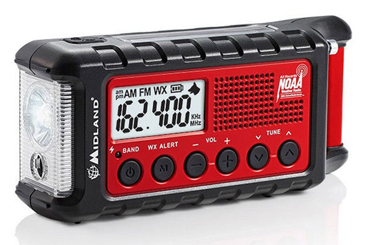 Midland ER310 Emergency Solar Hand Crank AM/FM Digital Weather Radio