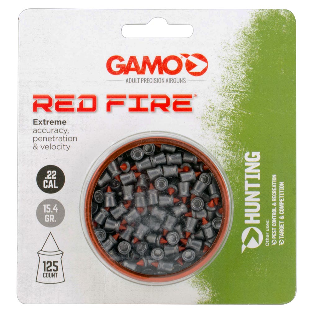 Gamo 632270454 Red Fire Pellets .22 Cal. Tins Of 125  Blister Pk
