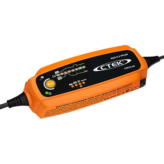 CTEK 56958 MUS 4.3 Polar - 12V Fully Automatic Extreme Climate 8 Step Charger