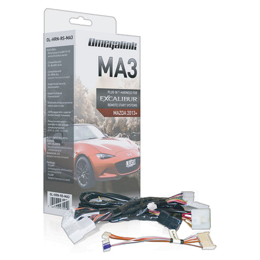 Excalibur OLHRNRSMA3 Plug&Play HarnessCovers Select Push-To-Start Mazda 2013+