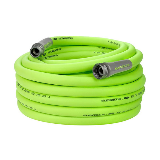 Flexzilla HFZG575YW Garden Hose 5/8In X 75Ft 3/4In   11 1/2 Ght Fittings