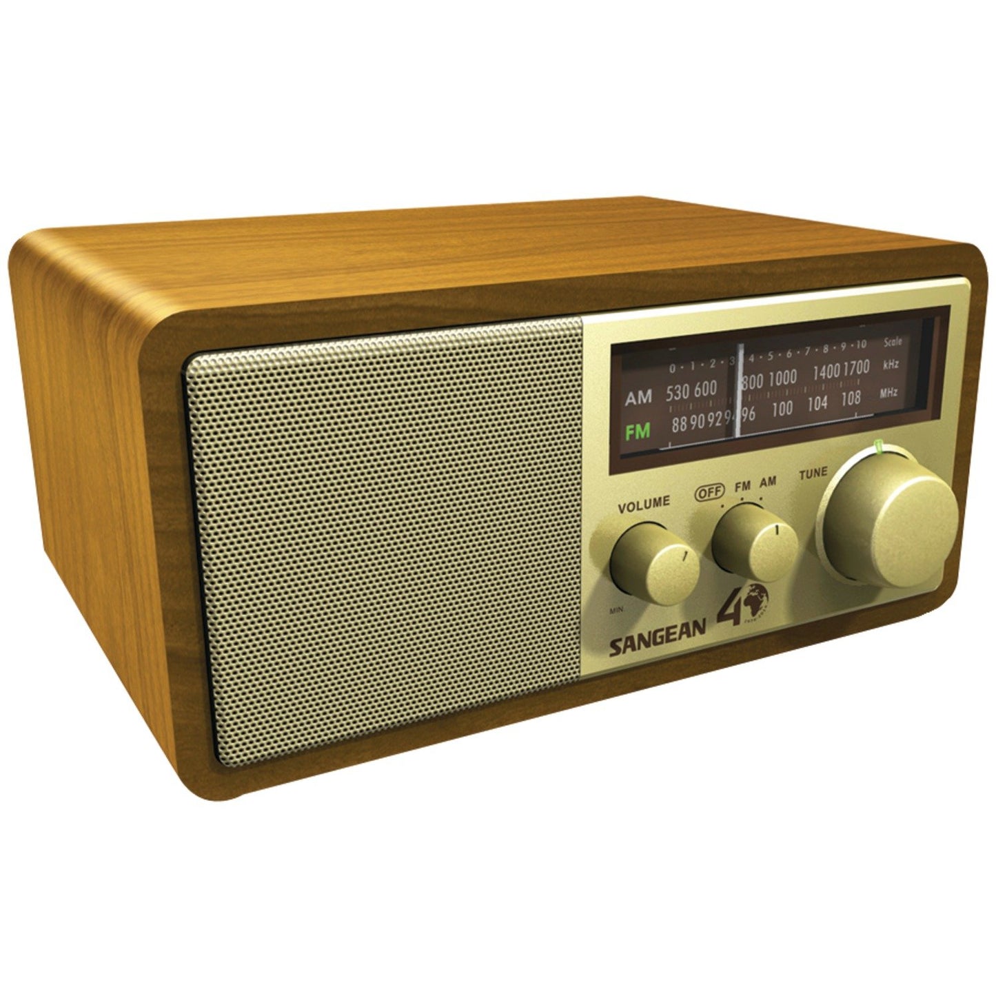 SANGEAN SNGWR11SE 40th Anniversary Edition Hi-Fi Tabletop AM/FM Analog Radio