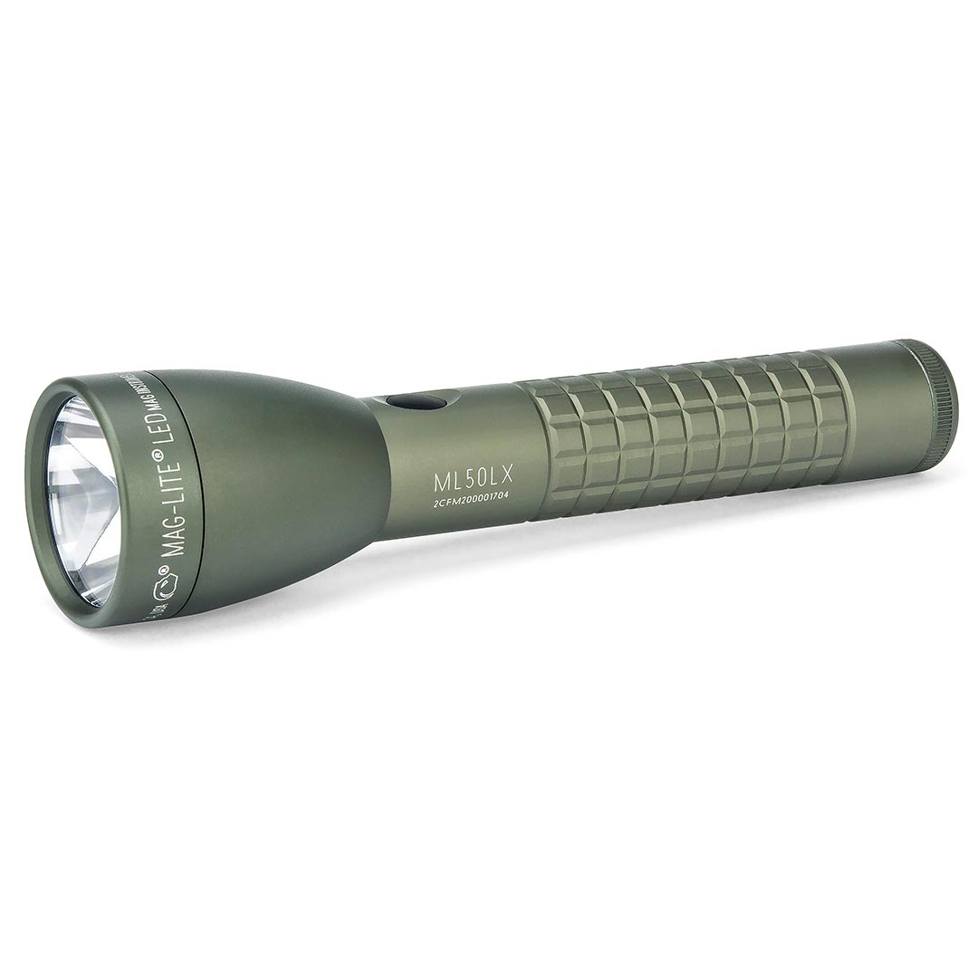 MAGLITE ML50LXS2RI6 LED 2-Cell C Flashlight, Matte Foliage Green