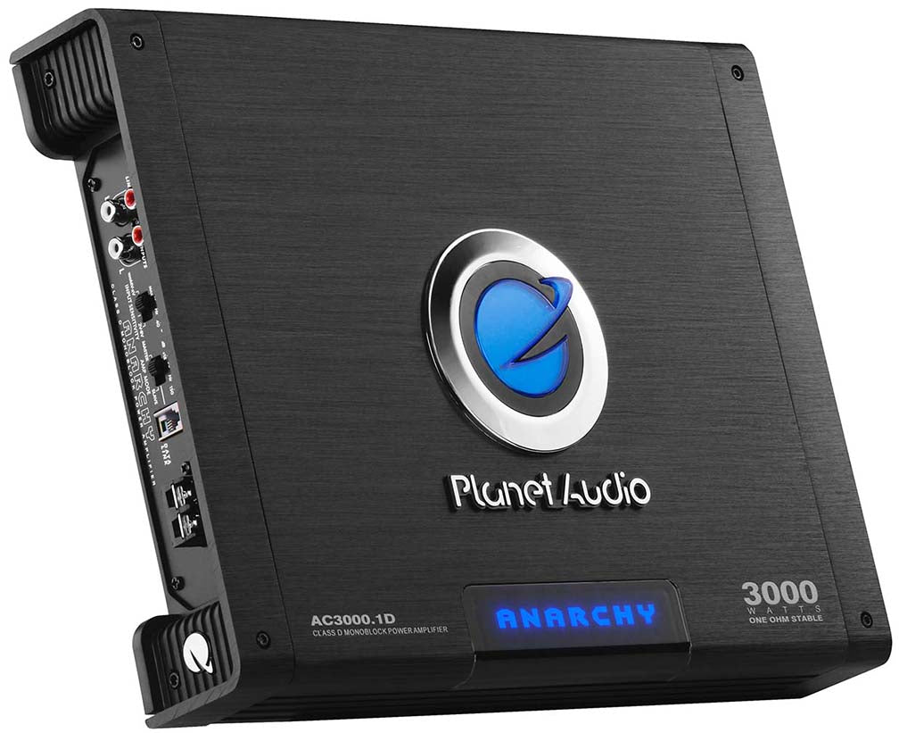 Planet Audio AC30001D Monoblock Amplifier, 3000W MAX