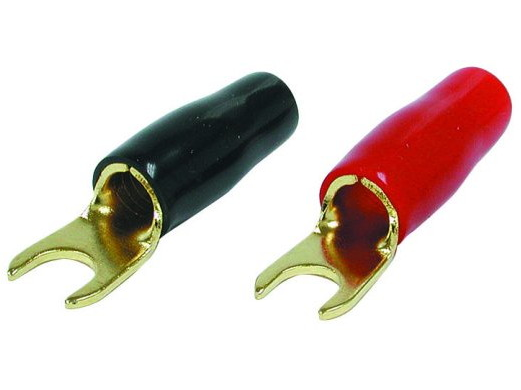 Audiopipe PBTS8 Spade Terminals 8ga. Gold Plated (8 pack)