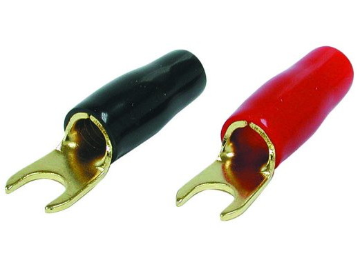 Audiopipe PBTS4 Spade Terminals 4ga. Gold Plated (4 pack)