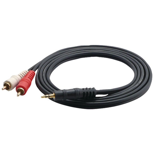 Pyle PCBL42FT6 12-Gauge RCA L/R Male to 3.5mm Stereo Male Y-Cable, 6ft