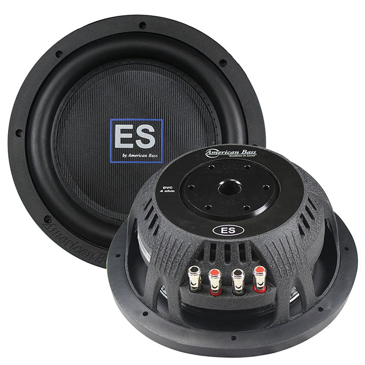 American Bass ES1244 12" Shallow 1500 Watt 2.5" Dual Voice Coil DVC