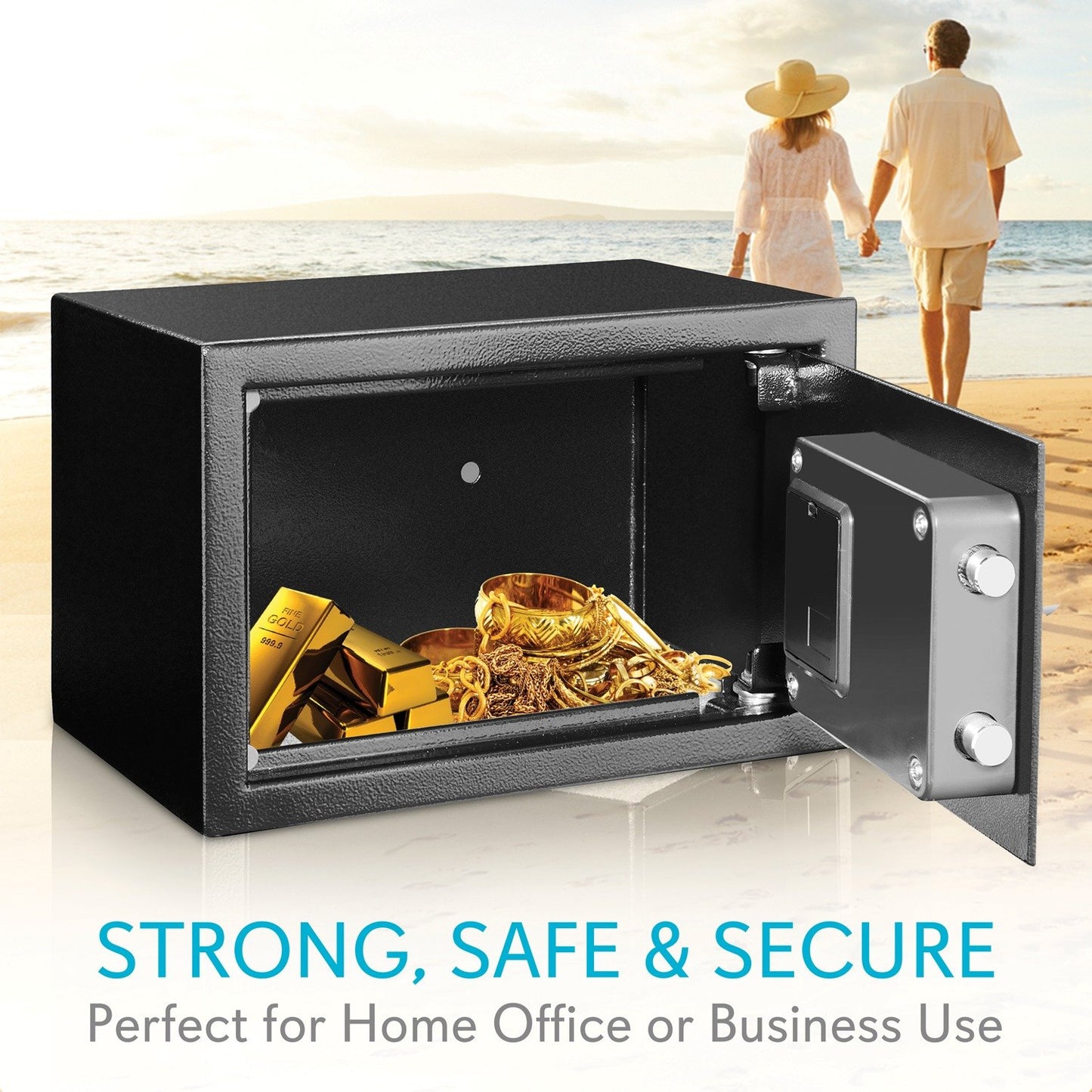 Serene Life SLSFE12 Fireproof Electronic Safe Box (9 Inch)